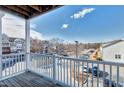 View from a balcony overlooking the community and parking lot at 1401 Coopershill Dr # 211, Raleigh, NC 27604