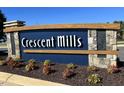 Community entrance sign for Crescent Mills at 148 Babbling Brook Dr, Clayton, NC 27520