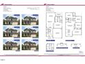 Various exterior elevations with partial brick options showcase the home's architectural styles and design possibilities at 128 High Hampton Way, Fuquay Varina, NC 27526