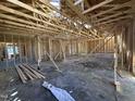 Spacious interior framing with high ceilings and large windows at 282 Trescott St, Smithfield, NC 27577