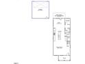 First floor plan showcasing kitchen, Gathering room, and garage at 720 Georgias Landing Pkwy # 11, Raleigh, NC 27603