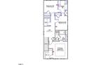 Second floor plan with primary bedroom, two additional bedrooms, and two baths at 731 Georgia'S Landing Pkwy # 111, Raleigh, NC 27603