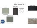 The color scheme features coastal sage siding and tuxedo gray shutters at 25 Calabria Ct, Franklinton, NC 27525
