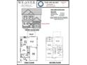 Blueprint illustration of a two-story home with shutters, covered porch, and one car garage at 4214 Darroch Rd, Lillington, NC 27546