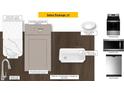 Kitchen design featuring sleek cabinets, quartz countertops, and modern appliances at 122 Malbec Dr, Chapel Hill, NC 27516