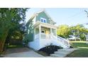 Renovated craftsman home with green siding and white trim at 300 Worth St, Raleigh, NC 27601