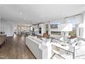 Open floor plan including living room and kitchen at 1249 S Blount St # 201, Raleigh, NC 27601
