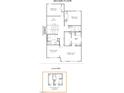Second floor plan features an owner's suite, two bedrooms, and a sitting room at 1312 Anthony Wood Ct, Fuquay Varina, NC 27526