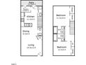 Detailed floor plan showcasing layout of the kitchen, bedrooms, living room, and bathrooms at 30 Cheltenham Dr, Clayton, NC 27520