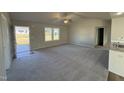 Spacious living room with high ceilings and carpet at 128 Pate Landing Dr, Selma, NC 27576
