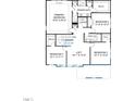 Upper floor plan with primary bedroom, loft and two additional bedrooms at 3172 Armeria Dr, Apex, NC 27502