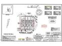 House location plot plan for lots 124-127, Forestville Station, Phase 1 at 8714 Wardle Ct, Wake Forest, NC 27587