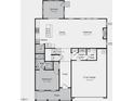 Main floor plan showcasing kitchen, gathering room, and owner's suite at 1705 Clydner Dr, Cary, NC 27523