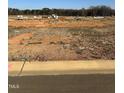 Image of an empty and open home building lot, ready for a home to be built at 3021 White Rail Dr, Fuquay Varina, NC 27526