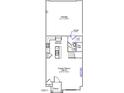 First floor features kitchen, Gathering room, garage and porch at 263 Chesapeake Commons St # 92, Garner, NC 27529