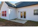 This home offers a cozy back patio, perfect for relaxation, and durable siding at 404 Andrews Rd, Durham, NC 27705