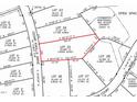 Aerial view of lot 25 in Cedar Knolls, showing its location and dimensions at 3904 Cedar Knolls Dr, Youngsville, NC 27596