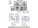 House floor plan showing a large kitchen, owner's suite, and multiple bedrooms at 8717 Little Deer Ln, Raleigh, NC 27613