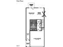 First floor plan showcasing kitchen, great room, breakfast area, and two-car garage at 7127 Hubner Pl # 25, Cary, NC 27519