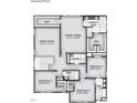 Second floor plan featuring an owner's suite and 3 additional bedrooms at 147 Charlotte Knoll St # 14, Zebulon, NC 27597
