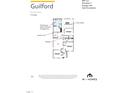 Second floor plan features bedrooms, bathrooms, and a laundry tub at 2421 Englemann Dr # 117, Apex, NC 27502
