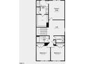 Upstairs floorplan with loft, laundry, and two additional bedrooms at 264 Sweetbay Tree Dr, Wendell, NC 27591