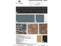 Image showing exterior color options for a home, including siding, trim, and roofing at 2426 Englemann Dr # 115, Apex, NC 27502