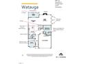 First floor plan showcasing kitchen, breakfast area, great room, study, and two-car garage at 2426 Englemann Dr # 115, Apex, NC 27502