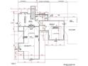 Detailed second floor plan showcasing media room, bedroom, hot water heater, HVAC, and storage at 3925 Cedar Knolls Dr, Youngsville, NC 27596