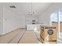 Bright dining room with kitchen and sliding glass doors at 3649 Nc-62, Burlington, NC 27217