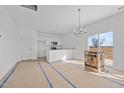 Bright dining room with kitchen and sliding glass doors at 3649 Nc-62, Burlington, NC 27217