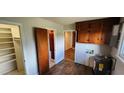 Laundry area with storage and water heater at 4224 Us 401, Louisburg, NC 27549