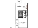 Main floor features kitchen, great room, breakfast area and two-car garage at 7129 Hubner Pl # 26, Cary, NC 27519