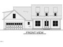 Two-story home with a gabled roof, attached garage, and dormers at Lot 8H Green Downs Trl, Spring Hope, NC 27882