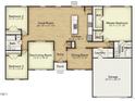 Open floor plan featuring 3 bedrooms, 2 baths, and a 2-car garage at Lot 14H Poppy Mallow Ln, Oxford, NC 27565