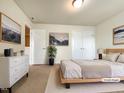 Spacious bedroom with large closet and neutral wall colors at 1134 Chestnut Bluff, Apex, NC 27502