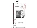 First floor plan featuring a two-car garage, kitchen, and great room at 7111 Hubner Pl # 19, Cary, NC 27519
