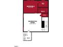 Third floor plan showing a recreation room, bedroom, and bathroom at 7111 Hubner Pl # 19, Cary, NC 27519