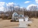 Two-story house, three-car garage, large backyard, and quiet cul-de-sac location at 804 Peterson Ridge Rd, Fuquay Varina, NC 27526