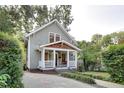 Charming gray craftsman home with a front porch at 709 S Boylan Ave, Raleigh, NC 27603