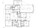 First floor electrical plan showing the layout for lights and outlets at 127 Preston Trce, Pittsboro, NC 27312