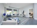 Bright living room showcasing a comfortable sofa, decorative pillows, and an inviting view at 400 W North St # 620, Raleigh, NC 27603