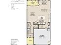 First floor features Gathering room, kitchen, and two-car garage at 4318 Emeline Ln # 20, Fuquay Varina, NC 27526