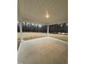Covered patio with a view of the backyard at 60 Watermelon Dr, Franklinton, NC 27525