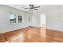 Hardwood floors and neutral walls create a bright and airy space at 8179 Highway 39, Middlesex, NC 27557