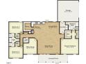 Open floor plan with 3 bedrooms, 2 baths, and a 2-car garage at Lot 20H Good Shepherd Ln, Spring Hope, NC 27882