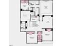 Second floor features a loft and 3 bedrooms, 2 baths at 246 Tidal Pool Way, Cary, NC 27519