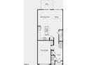 First floor features kitchen, gathering room, and 1-car garage at 265 Sweetbay Tree Dr, Wendell, NC 27591