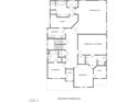 Second floor plan includes owner's suite, 3 bedrooms, laundry, and 2 baths at 802 Tyrrell Rd, Raleigh, NC 27609