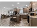 Spacious kitchen with island and modern appliances at 117 Hinshaw Shop Rd, Liberty, NC 27298